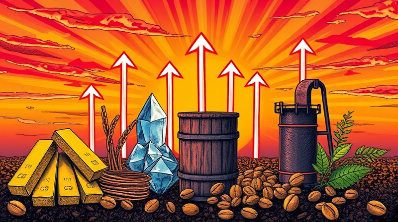 Invierte en Materias Primas: Diversificación y Potencial de Ganancia